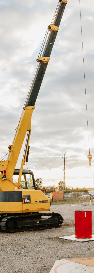 Houston Texas Crane Training Yard