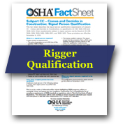 OSHA Rigger Qualification