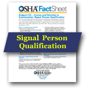 OSHA Signal Person Qualification