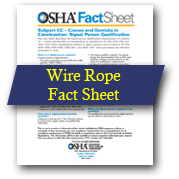 OSHA Wire Rope Facts