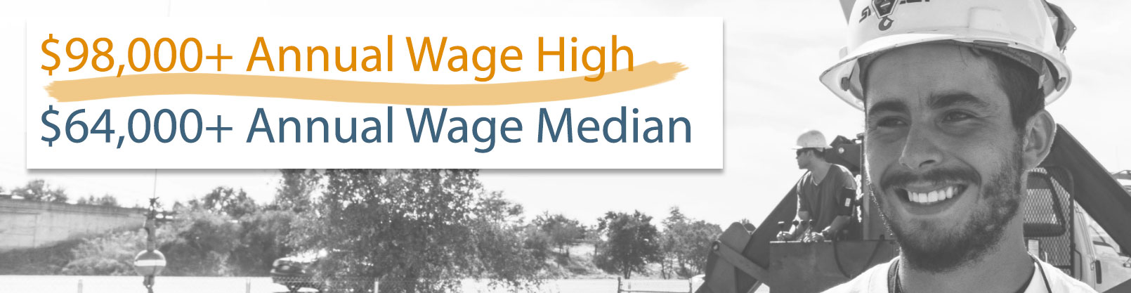 Crane Operator Annual Wages 98k high and 64k median