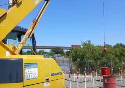 Crane Operator Certification Practical Exam Zig Zag Course - Hand Signals practiced as exam is taken (side shot)