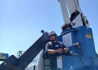 Crane Operator Certification Practical Exam Zig Zag Course - Hand Signals practiced as exam is taken (operator on controls part 2)