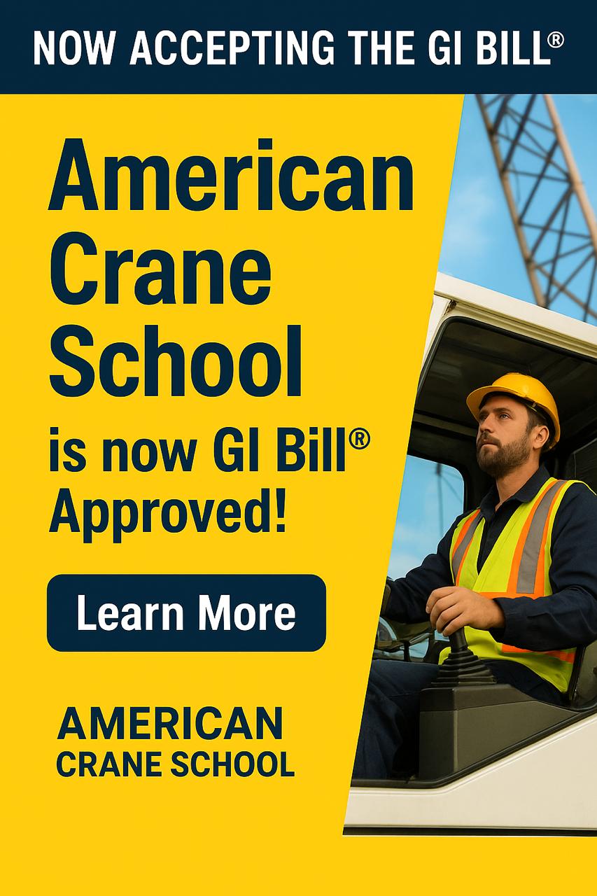 American Crane School is GI Bill Approved
