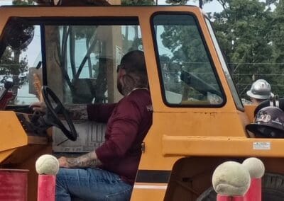 practical crane operator certification course august 2025 houston tx student in cab