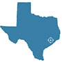 Houston Texas Map Silhouette